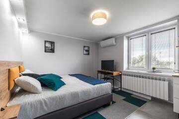 Фото номера Двухместный номер Делюкс с 1 кроватью Апарт-отели Apartamenty Medyka Park г. Medyka 5